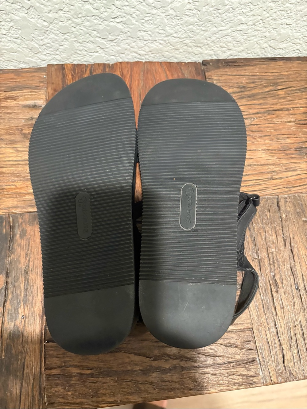 Bare Traps Women's Black Comfort Sandals with Ankle Strap - Picture 5 of 11